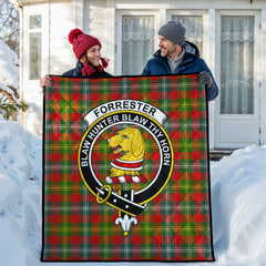 Forrester Tartan Crest Quilt