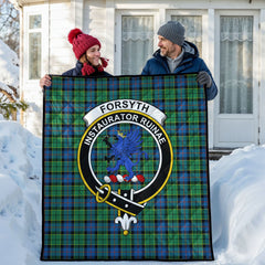 Forsyth Ancient Tartan Crest Quilt