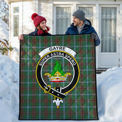 Gayre Tartan Crest Quilt