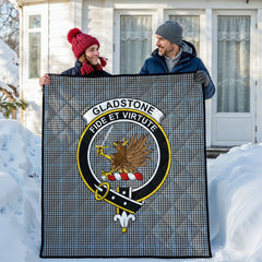 Gladstone Tartan Crest Quilt