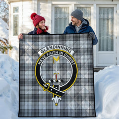 Glendinning Tartan Crest Quilt