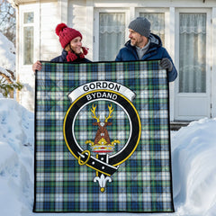 Gordon Dress Ancient Tartan Crest Quilt