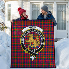 Gow (or McGouan) Tartan Crest Quilt
