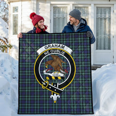Graham of Montrose Modern Tartan Crest Quilt