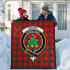 Grant Modern Tartan Crest Quilt