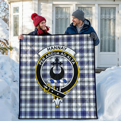Hannay Modern Tartan Crest Quilt