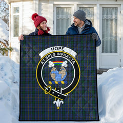 Hope Tartan Crest Quilt