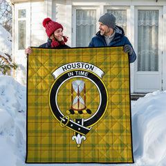 Houston Tartan Crest Quilt