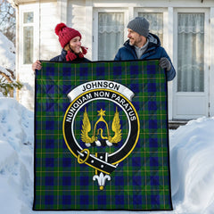 Johnson Modern Tartan Crest Quilt