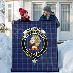 Kirkaldy Tartan Crest Quilt