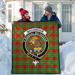 MacGregor Modern Tartan Crest Quilt