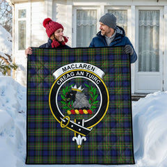 MacLaren Modern Tartan Crest Quilt