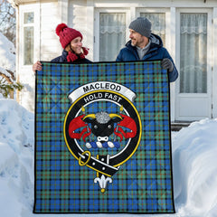 MacLeod of Harris Ancient Tartan Crest Quilt