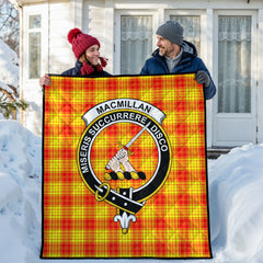 MacMillan Clan Tartan Crest Quilt