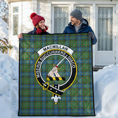 MacMillan Hunting Ancient Tartan Crest Quilt