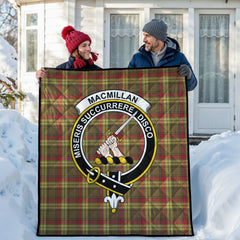 MacMillan Old Weathered Tartan Crest Quilt