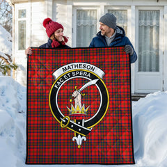 Matheson Modern Tartan Crest Quilt
