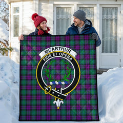 McArthur - Milton Tartan Crest Quilt