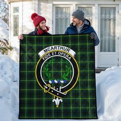 McArthur Modern Tartan Crest Quilt