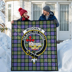 McDonald Ancient Tartan Crest Quilt