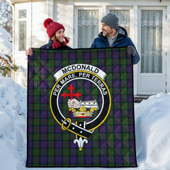McDonald Tartan Crest Quilt