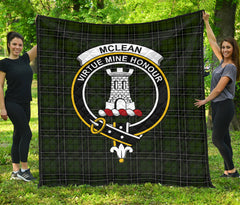 McLean Hunting Tartan Crest Quilt