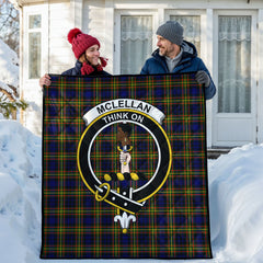 McLellan Modern Tartan Crest Quilt