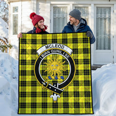 McLeod of Lewis Modern Tartan Crest Quilt