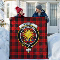 McLeod of Raasay Tartan Crest Quilt
