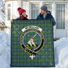 McMillan Hunting Ancient Tartan Crest Quilt