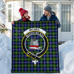 McNeil of Barra Modern Tartan Crest Quilt