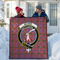 McRae Ancient Tartan Crest Quilt