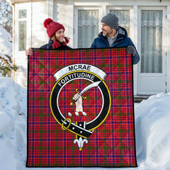 McRae Modern Tartan Crest Quilt