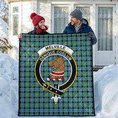 Melville Tartan Crest Quilt