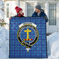 Mercer Modern Tartan Crest Quilt