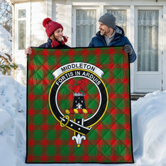 Middleton Modern Tartan Crest Quilt