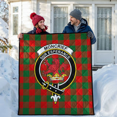 Moncrief Tartan Crest Quilt
