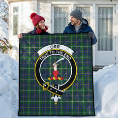 Orr Tartan Crest Quilt