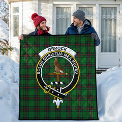 Orrock Tartan Crest Quilt