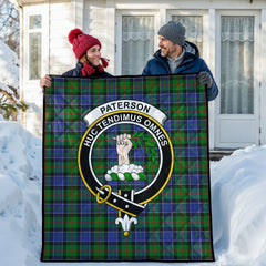 Paterson Tartan Crest Quilt