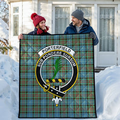 Porterfield Tartan Crest Quilt