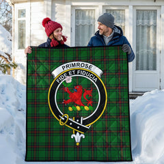 Primrose Tartan Crest Quilt