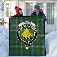 Pringle Tartan Crest Quilt