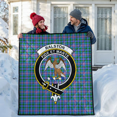 Ralston Tartan Crest Quilt
