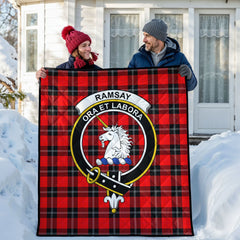 Ramsay Modern Tartan Crest Quilt
