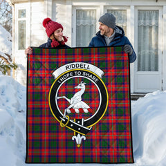 Riddell Tartan Crest Quilt