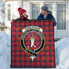 Robertson Modern Tartan Crest Quilt