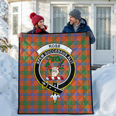 Ross Ancient Tartan Crest Quilt
