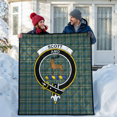 Scott Green Ancient Tartan Crest Quilt