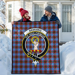 Skirving Tartan Crest Quilt